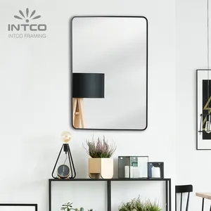 Yimintco — cadre de miroir rectangulaire, salle de bain, Style métal, décoration murale, nouvel arrivage, 60x90cm
