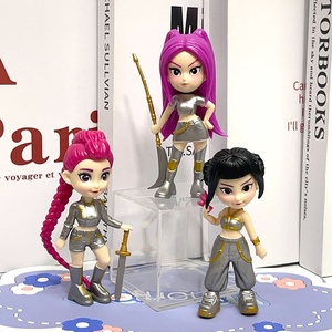 Figurine PVC <span class=keywords><strong>Chibi</strong></span> à tête volumineuse K-Mirarumi, série de figurines de filles Tueuses de Démons transfrontalières, boîte mystère, jouet tendance, poupée, ornement - Product Image 4