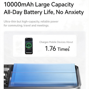 Anker Ultra Slim A1664 พาวเวอร์แบงค์แม่เหล็ก 10000mAh ชาร์จไร้สาย 15W ชาร์จเร็วแบบมีสาย 30W ได้รับการรับรองมาตรฐาน 3C เครื่องชาร์จพกพา - Product Image 6