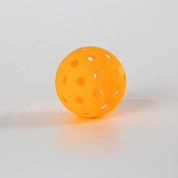 Balles de cornichon en plastique extérieures durables à 40 trous haute visibilité avec sac en filet pour le sport pour le jeu et l'entraînement en intérieur