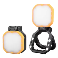 STARYNITE Lampe de travail portable LED rechargeable 2000 lumens avec batterie au lithium 4000 mAh pour réparation automobile et camping