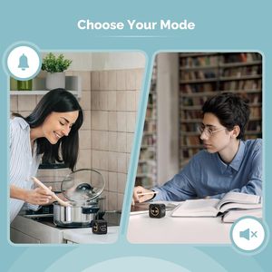 Minuteur Pomodoro compact pour cuisine (ABS) – <span class=keywords><strong>Compte</strong></span> <span class=keywords><strong>à</strong></span> <span class=keywords><strong>rebours</strong></span>/<span class=keywords><strong>Compte</strong></span> <span class=keywords><strong>à</strong></span> <span class=keywords><strong>rebours</strong></span> silencieux 5/<span class=keywords><strong>10</strong></span>/25/50 min, temps fixe 1-6 heures pour le travail, TDAH, enfants (Noir) - Product Image 6