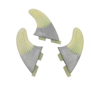 Aileron latéral de planche de surf personnalisable de haute qualité avec noyau en nid d'abeille et double ailerons pour une fixation sécurisée - Product Image 1