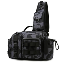 Petit sac de pêche tactique camouflage imperméable, nouvelle arrivée, sac à dos de pêche personnalisé OEM pour les sports de plein air
