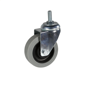 3/4/5 дюймов, американская Резьбовая пластина TPR, Поворотная Тележка для покупок с тормозом - Product Image 5