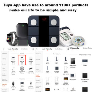 Balance intelligente pour le poids corporel et la graisse pour la fabrication en gros Balance corporelle électronique de poids personnel Bluetooth de belle qualité - Product Image 6