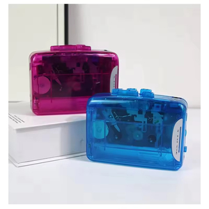 Reproductor de Casetes Portátil Transparente, Radio AM/FM Retro con Bluetooth, Música Estéreo HiFi, Walkman de Plástico ABS para Interiores y Exteriores - Product Image 2