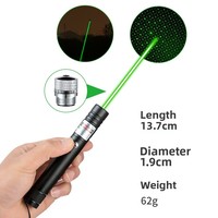 Lampe torche tactique rechargeable par USB haute puissance, mise au point réglable, pointeur laser vert LED, lampe de poche longue portée pour la conduite, 701