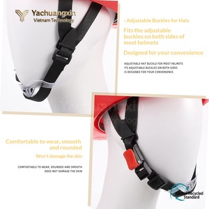 <b>Plastic</b> Adjustable Buckle with Pull Tab Red and Black Color User-Friendly Design for Bag Strap Use - Product Image 4