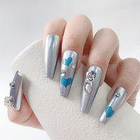 TSZS Design 50pcs/mix Punk Vintage Style Nail Parts 3D Or Argent Nail Alliage Populaire Gothique Style Nail Accessoires