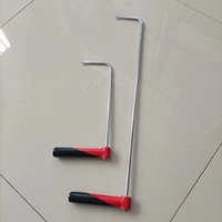 2 pièces Outils de réparation de bosses de voiture de haute qualité en acier à haute teneur en carbone, avec crochet rotatif et barre supérieure pour carrosserie, bord de porte et sandwich