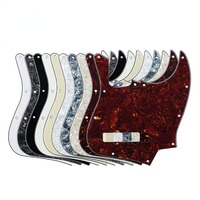 Plaque de protection pour Jazz Bass sans encoche pour tige de tension, remplacement standard pour plaque de protection de basse JB