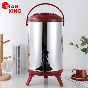 Accessoires à café TIANXING Distributeur de boissons en acier inoxydable à conservation de la chaleur Seau à eau chauffée Baril à thé <span class=keywords><strong>Mike</strong></span> - Product Image 2