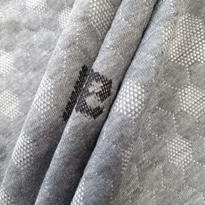 قماش مرتبة منسوج بنقشة جاكار ناعمة بلون الفحم 100% بوليستر 200 جرام/متر مربع بالجملة - Product Image 4