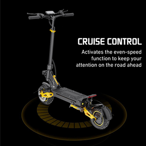 Ienyrid Adult Two-wheel E Scooter Dual Motor Off Road Fat Tire <b>Foldable</b> Skateboard Smart Control Kick Ie-es1 E-scoote - Product Image 4