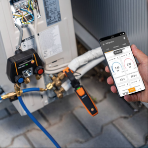 ชุดอุปกรณ์ Testo 550i Smart Kit ของแท้จากโรงงาน ขายดี - ชุดวัดความดันดิจิตอลควบคุมผ่านแอป พร้อมเครื่องวัดสุญญากาศแบบไร้สายและเครื่องวัดอุณหภูมิแบบหนีบ - Product Image 4