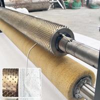 Rouleaux perforants à aiguilles en aluminium pour film plastique/feuille/papier/tout matériau en feuille