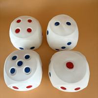 Dés géants Squishy, jouet sensoriel doux à rebond lent, anti-stress, nouveauté, cadeau de fête pour enfants