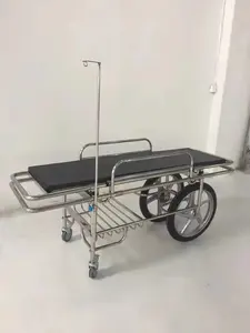 Ambulance Emergency Rescue Stretcher Bed With Wheels Hospital Trolley For Patient Transfer Medical Emergency Center