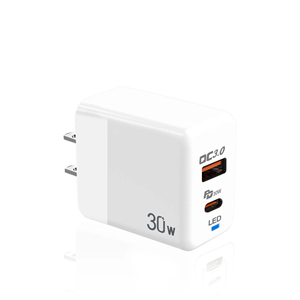 US/EU/UK Ổ Cắm Sạc Khối 30W Nhanh Chóng Sạc A + C Sạc LED Ánh Sáng Loại C Sạc Hộp - Product Image 4