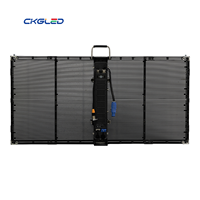 Film LED transparent, écran flexible, haute luminosité, écran LED transparent P3.91