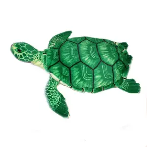 CE gefüllte grüne Meereschildkröte plüschtiere Großhandel plüschtick Meereschildkröte plüsch große Augen Tierenpuppen
