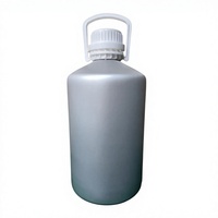 Bouteille en aluminium de 6,2 L de haute pureté avec poignée robuste pour huiles essentielles et produits chimiques