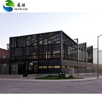 Edificio de Estructura de Acero Galvanizado Moderno de Gran Envergadura, Taller Prefabricado con Certificación ISO9001 para Reparación de Equipos de Minería