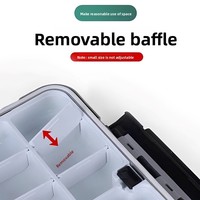 Nouvelle boîte à accessoires de pêche Luya étanche - Boîte de rangement pour hameçons et appâts - Boîte de pêche pour fournitures de pêche