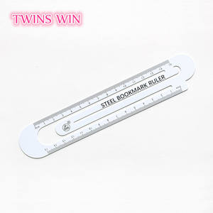 Pabrik OEM Cina Alat Tulis Kantor Murah Hadiah Promosi Kustom Penggaris Pembatas Buku Logam Lipat Kartun Anak-anak 223 - Product Image 6