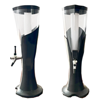 Distributeur de boissons portable automatique solaire 3L personnalisé avec lumières LED, pour jus, bière, vin, et tube à glace – Vente en gros