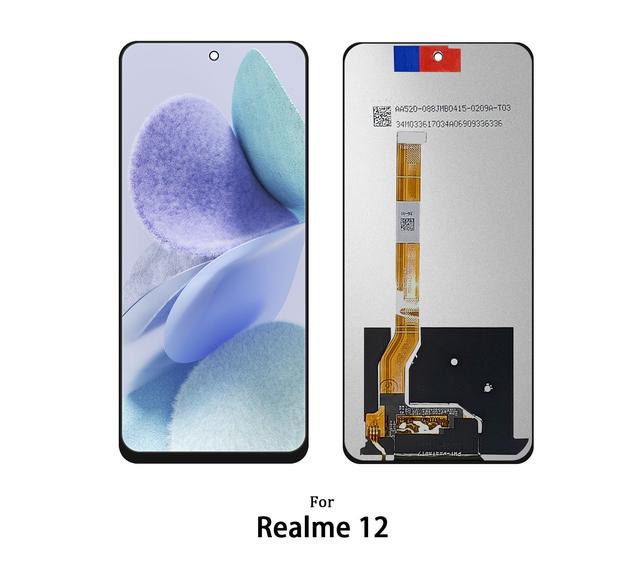 XJE Factory Mobile Phone Lcd Touch Screen for OPPO REALME12 INCELL Lcd Screen Touch Digitizer Assembly Replacement Parts
