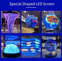 Écran publicitaire numérique LED P2 P2.5 P3.076, graphiques, utilisation intérieure/extérieure, indice de protection IP30, écran LED flexible enroulable