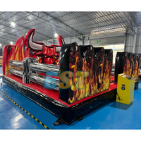 Jeux commerciaux pour adultes rodéo mécanique Bull Riding Machine Controls Machine gonflable Bull Ride à vendre
