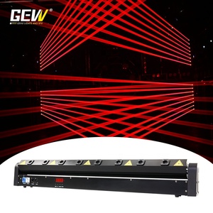 Luz Láser <span class=keywords><strong>DJ</strong></span> de <span class=keywords><strong>8</strong></span> Ojos con Cabezal Móvil Rojo/RGB para Discotecas - Product Image 1
