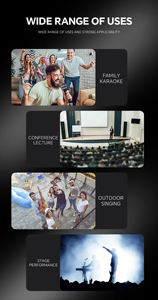 Microphone Dynamique Studio 58B Professionnel Filaire Karaoké Portable Dynamique 6.5mm pour Enregistrement Vidéo Karaoké - Product Image 6