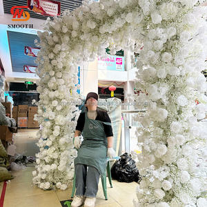 Arco de Flores Artificiales SMOOTH para Decoración de Bodas, Arco Cuadrado Blanco para Fondo de Boda - Product Image 3
