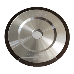 Meule diamantée CBN Drum 3A1 125X20X6X4X12.5T pour le meulage des angles latéraux des lames de scie <span class=keywords><strong>à</strong></span> ruban bimétalliques - Product Image 3