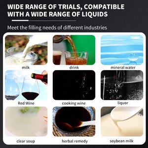 100Ml 200Ml Household Desktop Shampoo Tea Coffee Paste Beverage Nozzle Bag Plastic Sachet Semi Auto Quantitative Filling Machine - Product Image 3