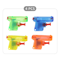 7cm petit pistolet à eau Transparent Mini pistolet à eau jouets d'été en plein air
