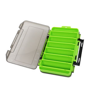 Boîte à leurres de pêche <span class=keywords><strong>en</strong></span> plastique transparent double face avec logo couleur personnalisé, boîte à accessoires de pêche double face, étui à accessoires de pêche - Product Image 5