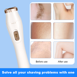 Multifunction Painless Electric Shaver Portable Body Epilator <b>3</b>-in-1 Rotating Disc Facial Hair Remover GZ RTS Bulk Mixed Order - Product Image 2