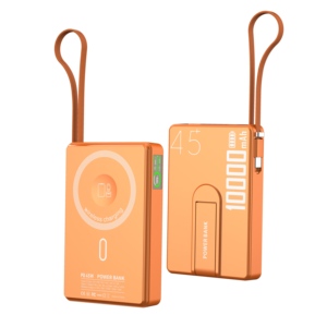 Batterie externe haute qualité 10000mAh, charge rapide 45W PD, charge sans fil, câble intégré - Product Image 4