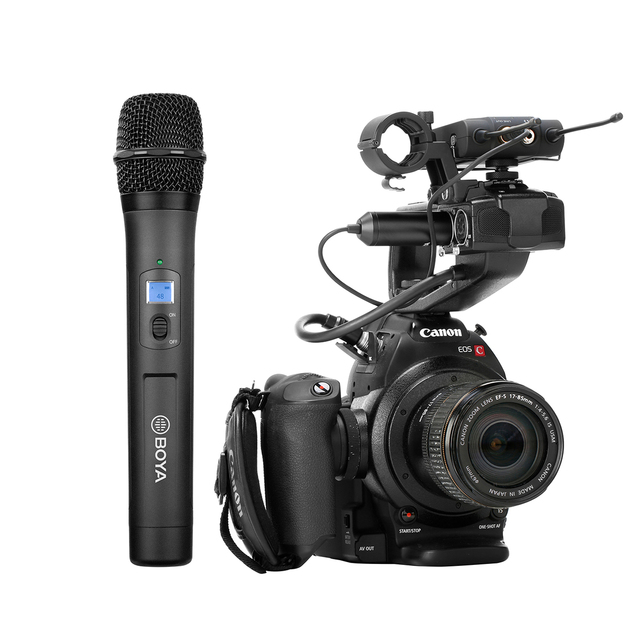 BOYA BY-WM8 PRO Professional Conference Wireless Microphone System UHF Dynamic Handheld Mic for Recording Computer Karaoke