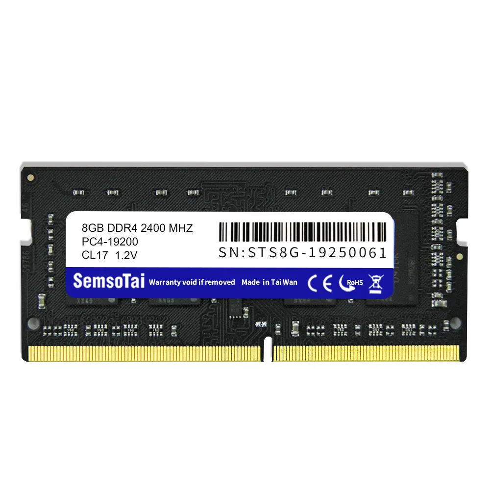 제조 OEM/ODM 2GB/4GB/8GB <span class=keywords><strong>단일</strong></span> DDR3/DDR3L 1600 MT/S (PC3-12800) unbuffered SODIMM 204Pin 메모리 모듈