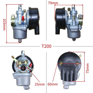 High Quality 49cc 50cc 60cc 66cc <strong>80cc</strong> 2-Stroke T200 <strong>Engine</strong> Motor <strong>Bike</strong> Motorized Bicycle Motorcycle Carburetor - Product Image 5