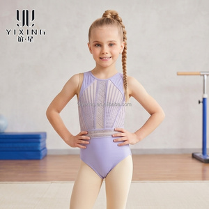 Vente en gros de <span class=keywords><strong>justaucorps</strong></span> de gymnastique sans manches pour filles, en nylon et élasthanne haute élasticité, avec strass, pour l'entraînement et la pratique, direct usine - Product Image 1