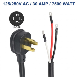 Cordon de sèche-linge NEMA 14-30P à 4 broches 30A 250V / Câble de remplacement pour appareils <span class=keywords><strong>électroménager</strong></span>s / Pigtail à borne O-Ring - Product Image 3