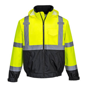 Hot Sale Hi Vis Construction Worker High Visibility Yellow Safety Reflective <b>Waterproof</b> Work <b>Jacket</b> - Product Image 2