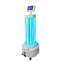 Robot Disinfeksi UVC Cerdas, Robot Sanitasi Bergerak Otomatis untuk Tempat Parkir & Pusat Perbaikan Mobil, Sterilisasi Dalam Ruangan